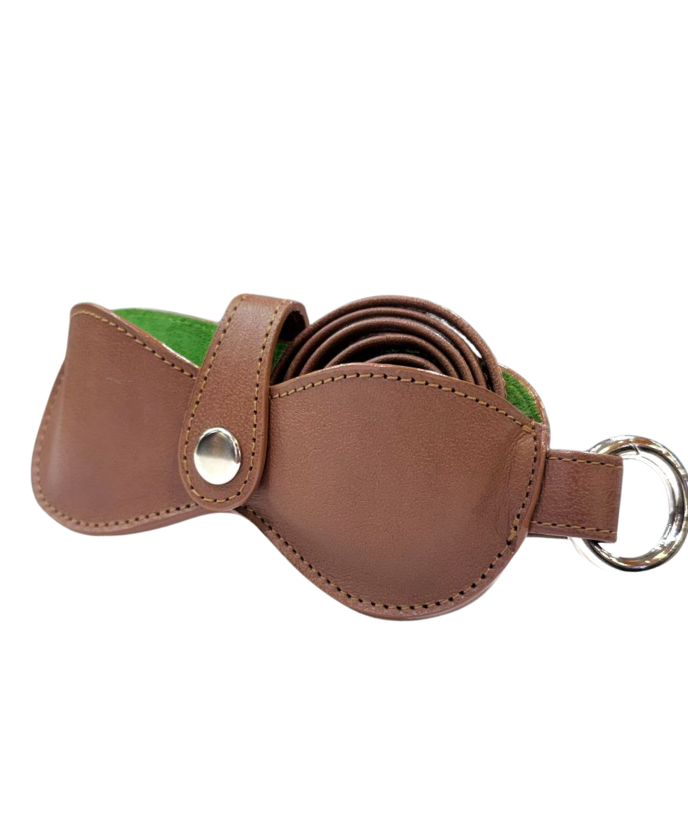 Estuche para gafas en cuero - Portagafas Cofee Glaze