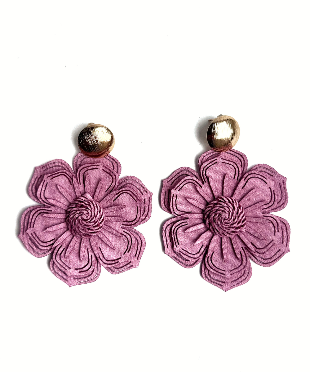 Aretes Flor Néctara - Aura Rosa