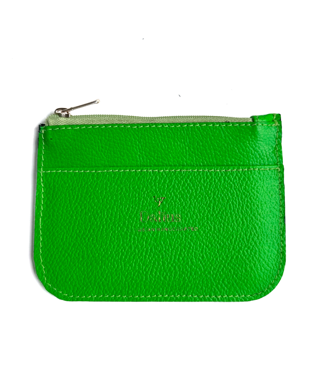 MAXI tarjetero - verde neón