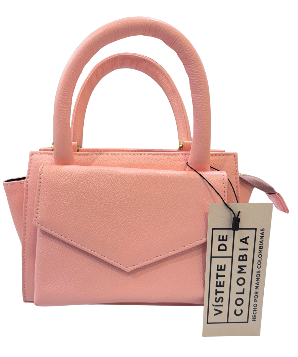 Bolso en cuero - MiniBag rosa pink
