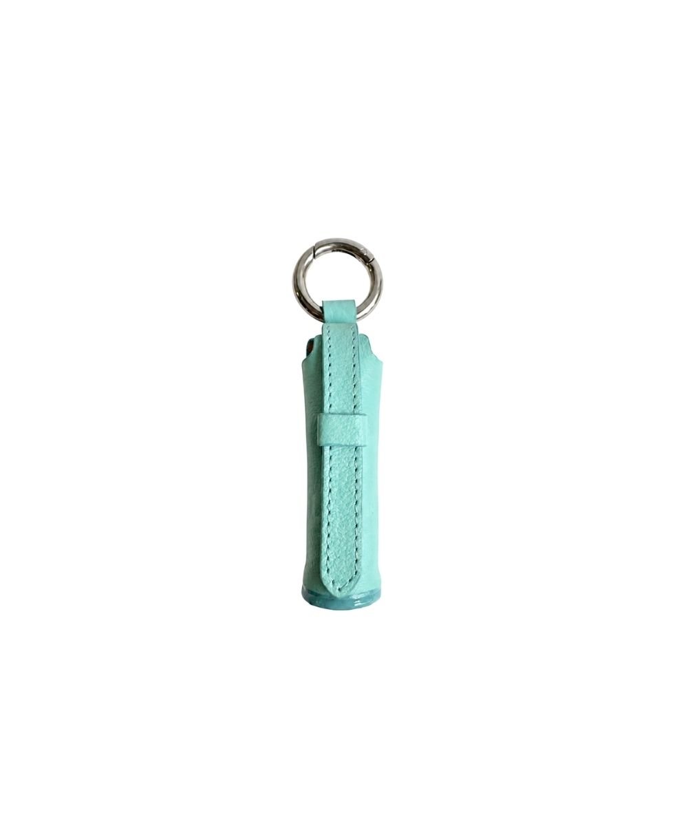 Lipstick Charm Azul Aguamarina Sparkle – Charm para Bolso