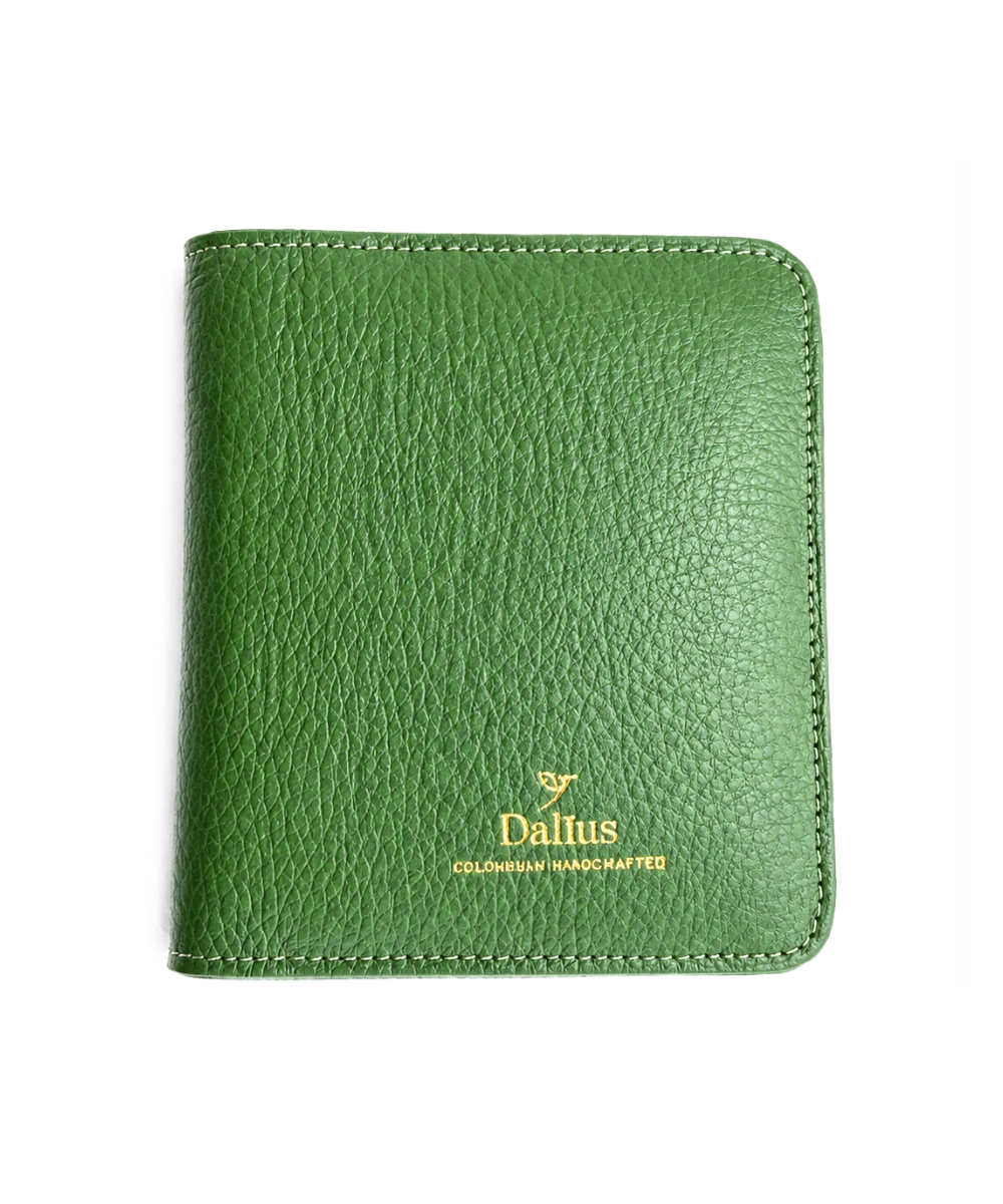 Portapasaporte de Cuero Verde Jade